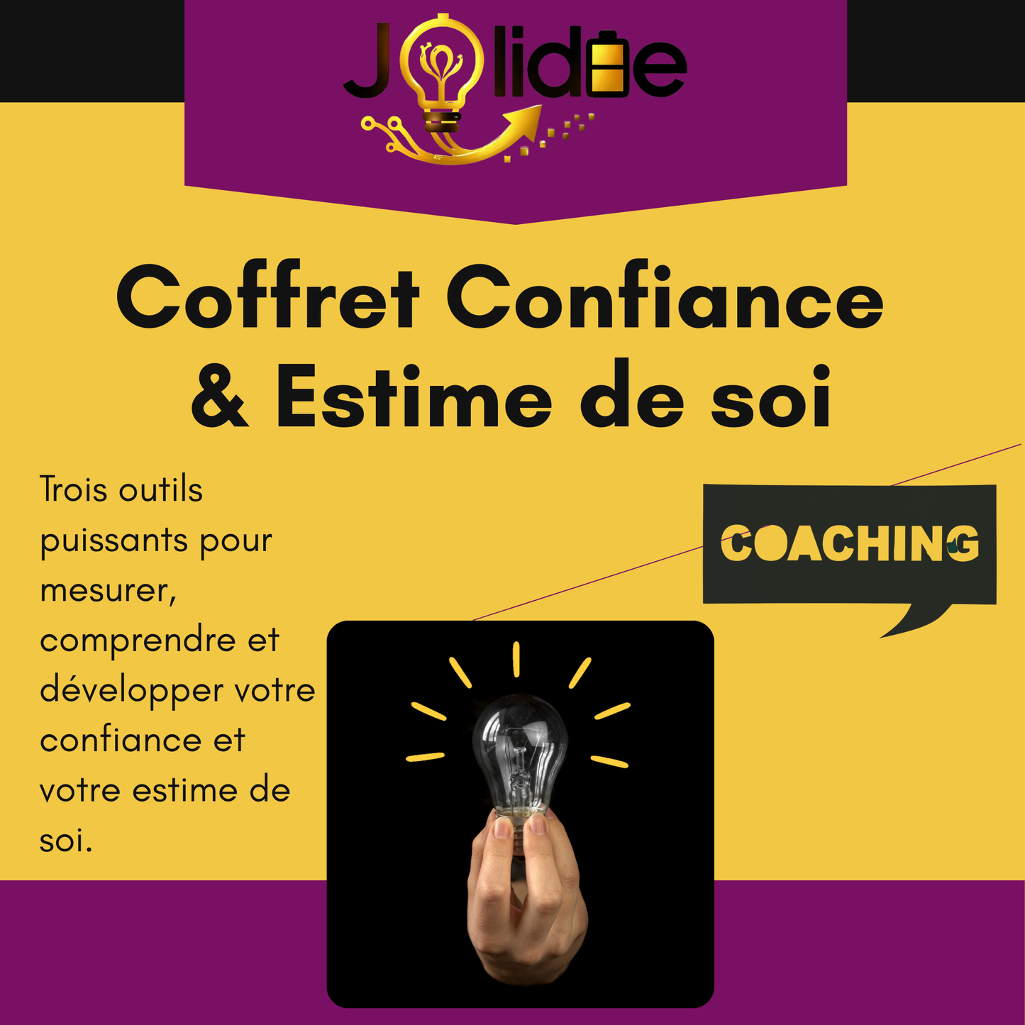 Coffret Confiance & Estime de soi – Exercices pratiques pour renforcer votre assurance+ Coaching personnalisé | Jolidée (téléchargeable)